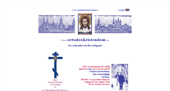 Desktop Screenshot of ortodoxkristendom.se